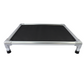 Aluminium pet bed with black heavy duty canvas insert